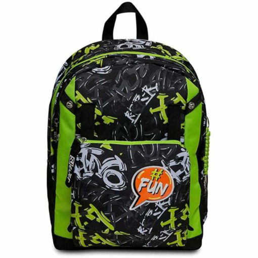 Picture of SJ GANG DOUBLE COMPARTMENT URBY BOY POCKET UP BACKPACK
